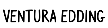 Ventura Edding Font Image