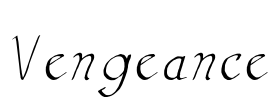 Vengeance Font Image