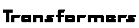 Transformers Font Image