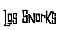 Los Snorks Font Image