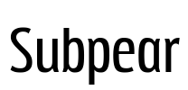 Subpear Font Image