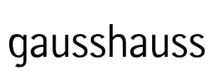 gausshauss Font Image