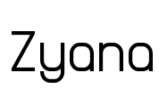 Zyana Font Image