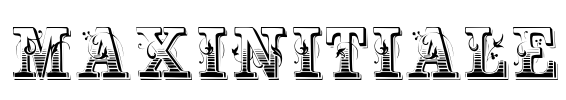 MaxInitiale Font Image
