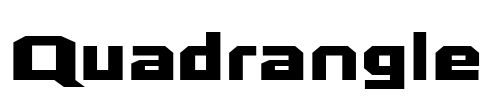 Quadrangle Font Image