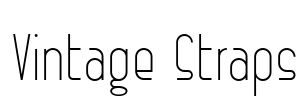 Vintage Straps Font Image