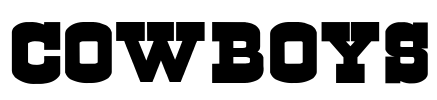 Cowboys Font Image