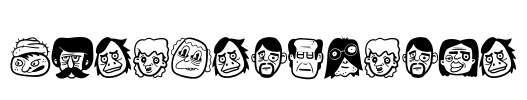 TheFreakyFace Font Image