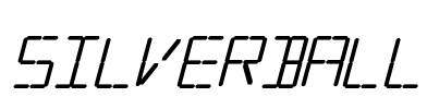 Silverball Font Image