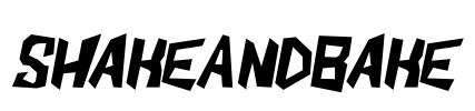 ShakeAndBake Font Image