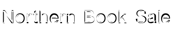 Northern Book Sale Font Image