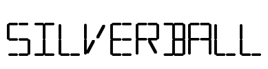 Silverball Font Image