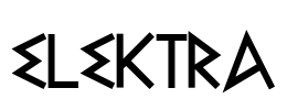 elektra Font Image