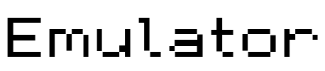 Emulator Font Image