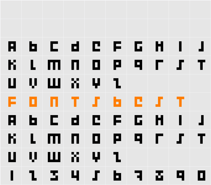 Execute 2000 Character Map