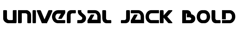 Universal Jack Bold Font Image