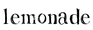 Lemonade Font Image