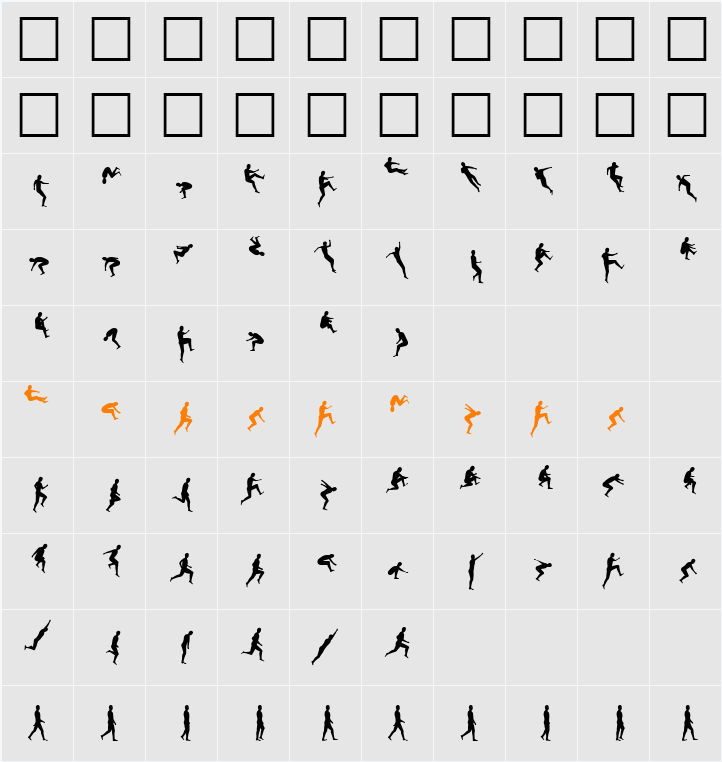 Swifty Character Map