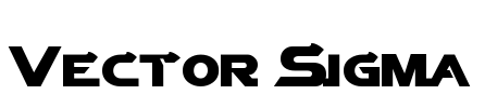 Vector Sigma Font Image