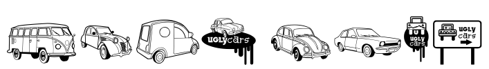 Ugly Cars Font Image