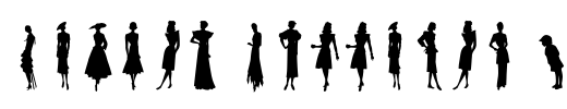 Sewing Patterns 2 Font Image
