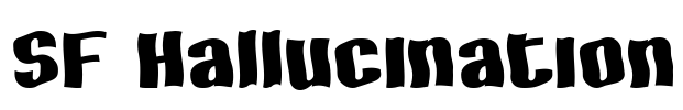 SF Hallucination Font Image