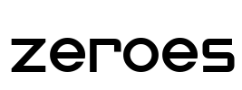 Zeroes Font Image