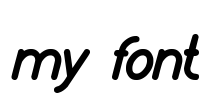 my font Font Image