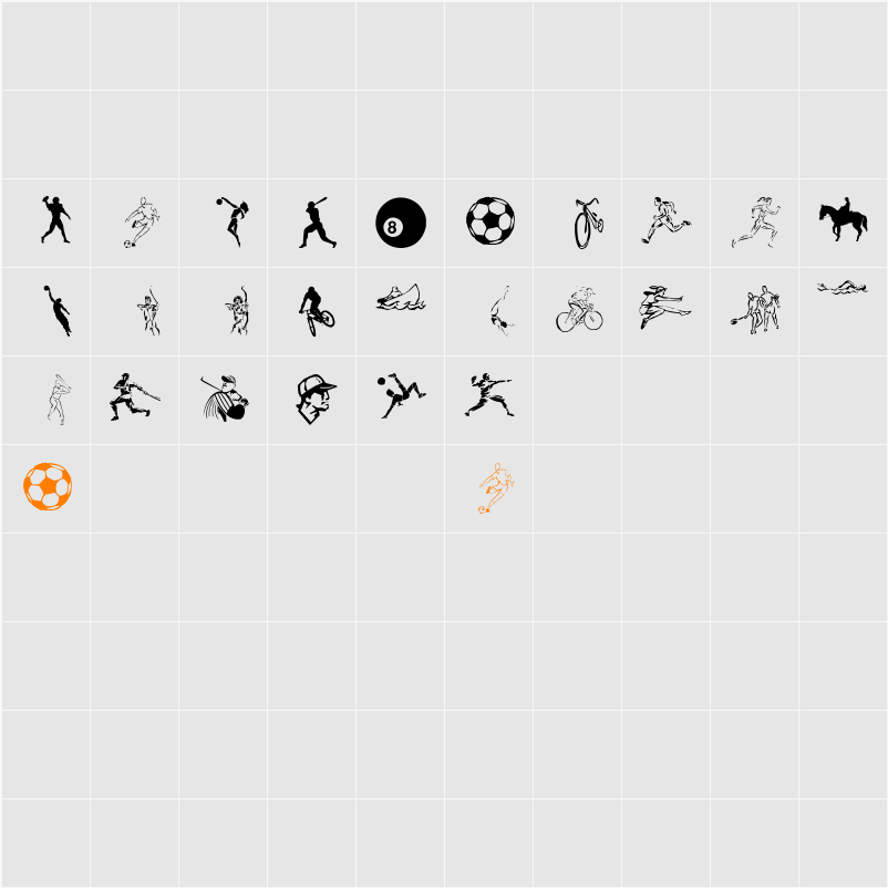 lpsports2 Character Map