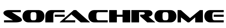 Sofachrome Font Image
