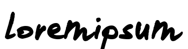 loremipsum Font Image