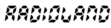 Radioland Font Image
