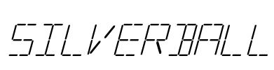 Silverball Font Image