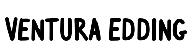 Ventura Edding Font Image