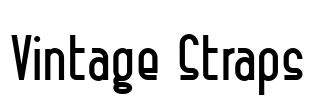 Vintage Straps Font Image