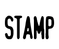 Stamp Font Image