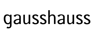 gausshauss Font Image