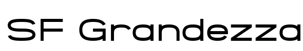 SF Grandezza Font Image
