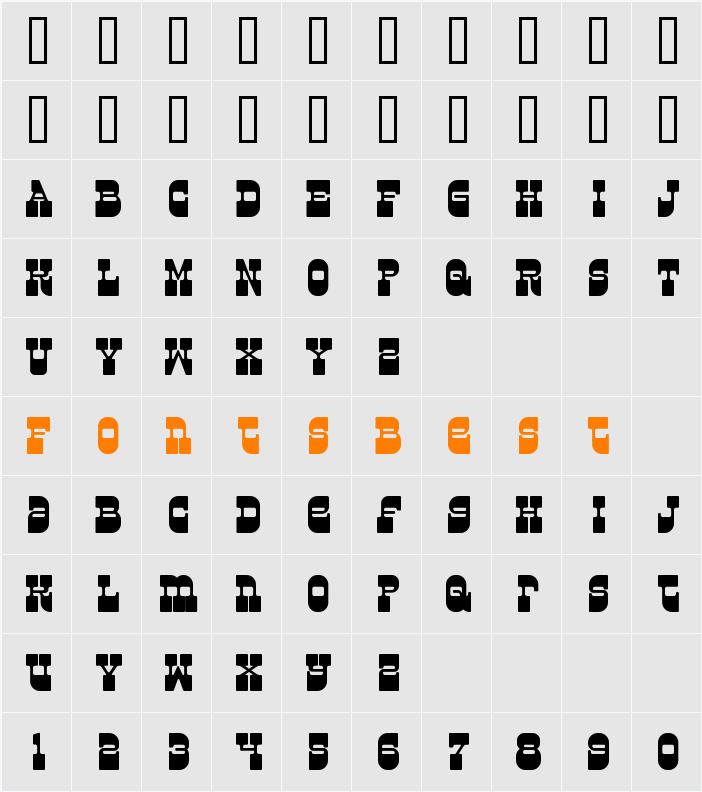 Superfly Character Map
