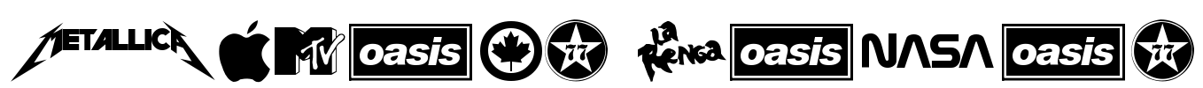 Famous Logos Font Image