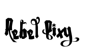 Rebel Pixy Font Image