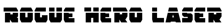 Rogue Hero Laser Font Image