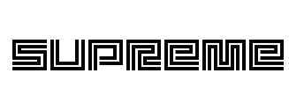 Supreme Font Image