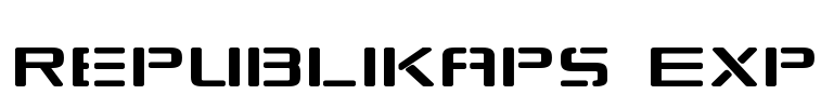 Republikaps Exp Font Image