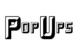PopUps Font Image