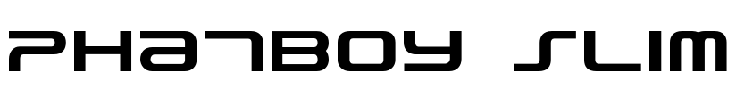 PhatBoy Slim Font Image