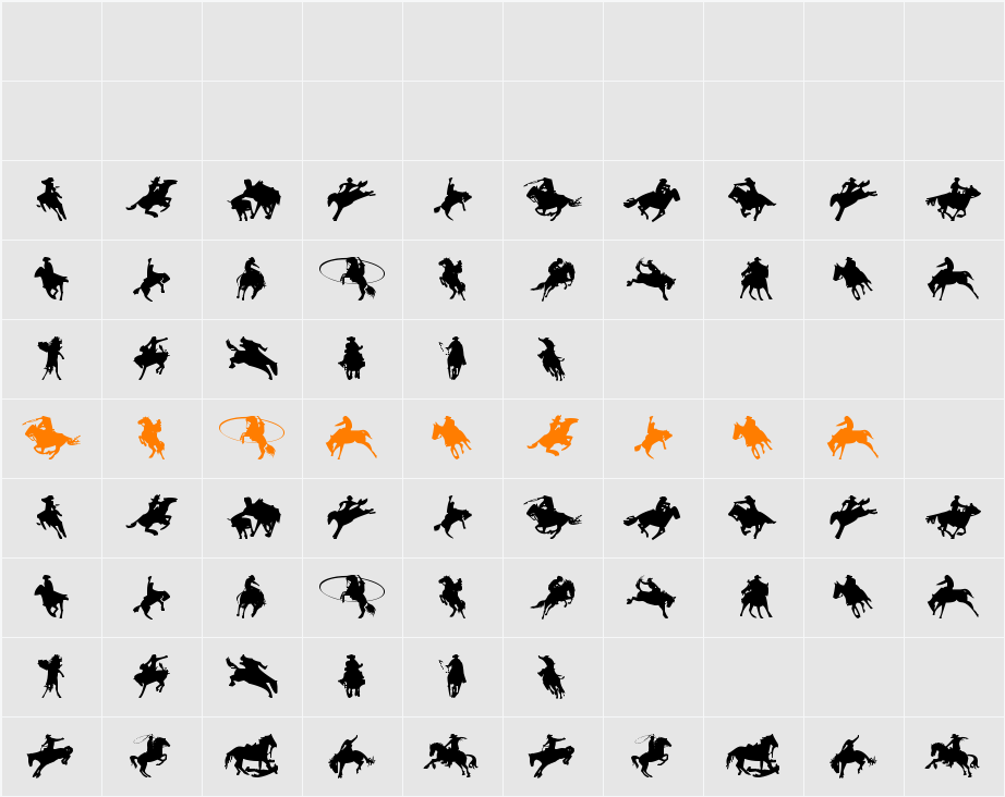 Cowboy Character Map
