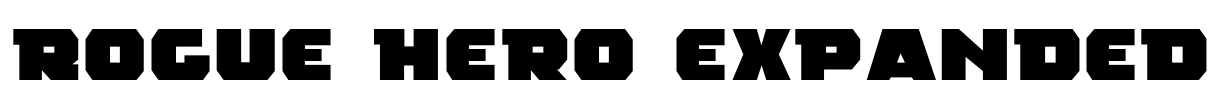 Rogue Hero Expanded Font Image