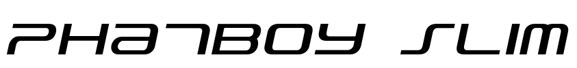 PhatBoy Slim Font Image