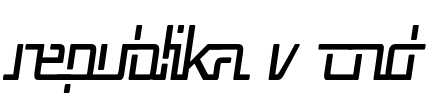 Republika V Cnd Font Image
